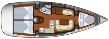 sun odyssey 36I CABINE