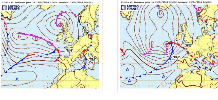 Meteo Différence entre front et isobares