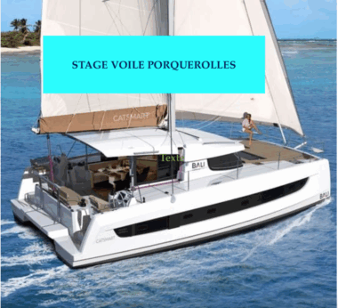 Stage voile catamaran Porquerolles